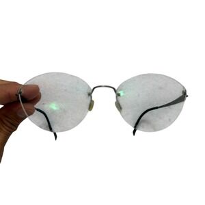 Lindberg Spirit Titanium Eyeglasses OS Black Rimless Danish Design 071/82DD